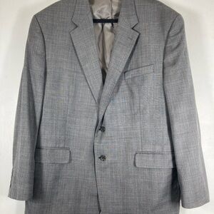 Ralph Lauren Mens 48R Gray  Blazer Sport Coat 2 Button Puré Wool